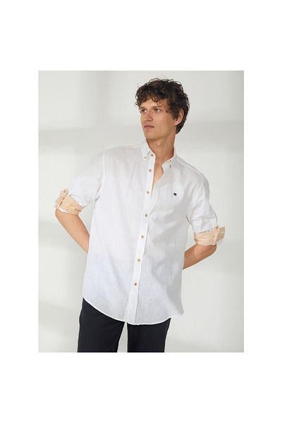 U.S. Polo Assn. ΒΑΣΗ. Polo Assn. Ανδρικό πουκάμισο 1582640   Πλεκτό καμήλας