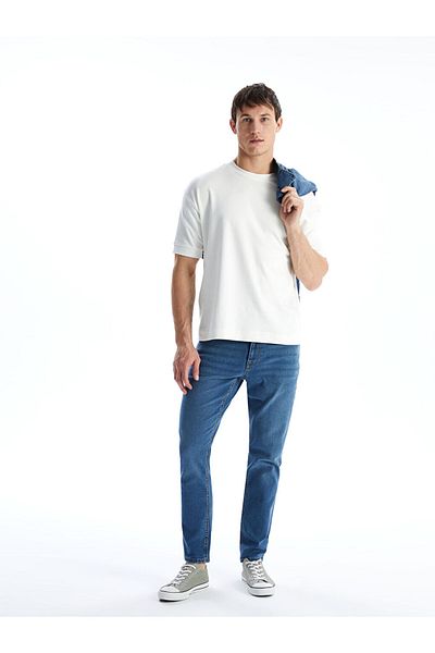 LC Waikiki Slim Fit 750 Men's Jean Trousers S58011Z8Nvy