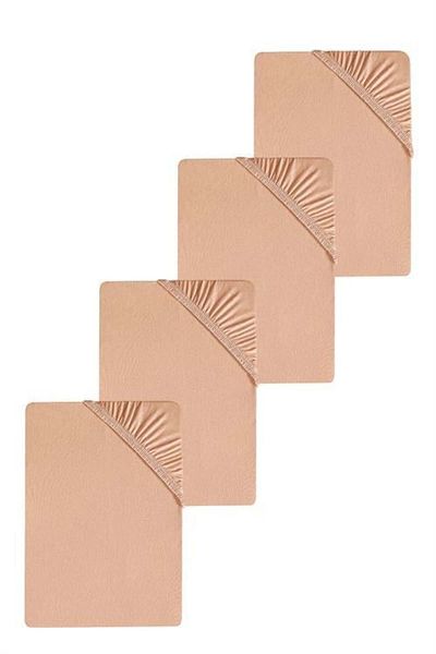 COTENCONCEPT 4 ملاءة مفردة من القطن العادي مقاس 80 × 200 × 30 سم