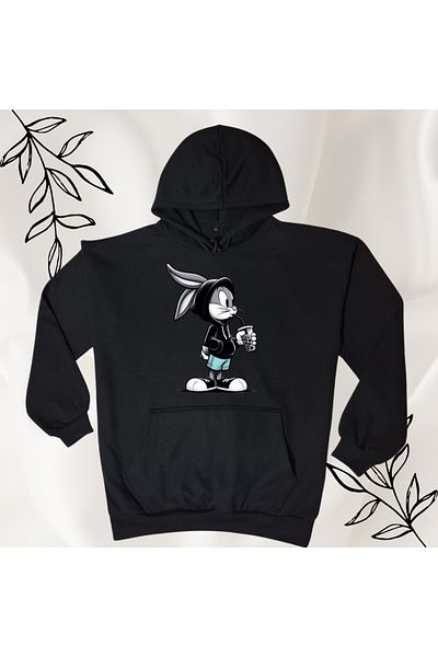 MODA Unisex Sweatshirt with Kangaroo Pocket Hooded Sweatshirt with Kangaroo Pocket