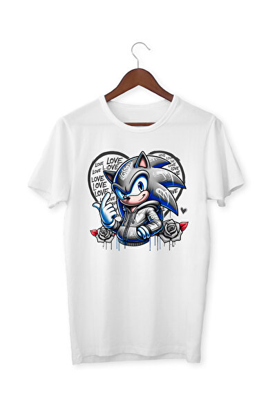 ALPŞAN TİCARET تي شيرت سونيك للأطفال والكبار - تي شيرت سونيك، Sonic00009