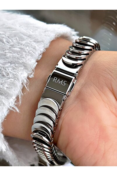 Romanson Özel Tasarım Çelik Kordon Çelik Kasa 5 Atm Su Geçirmez Kadın Kol Saati 1541.03