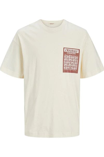Jack & Jones Ανδρικό μπλουζάκι Jack Jones Mykonos Geo Front 12256328