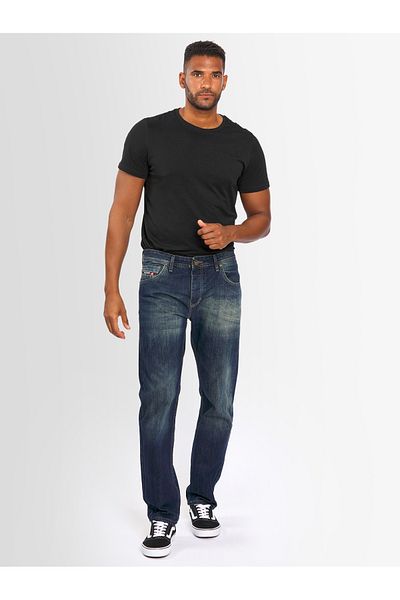 Alessandro Salvarini A. Salvarini Beppo Designer Herren Jeans Hose Basic Jeanshose Comfort Fit