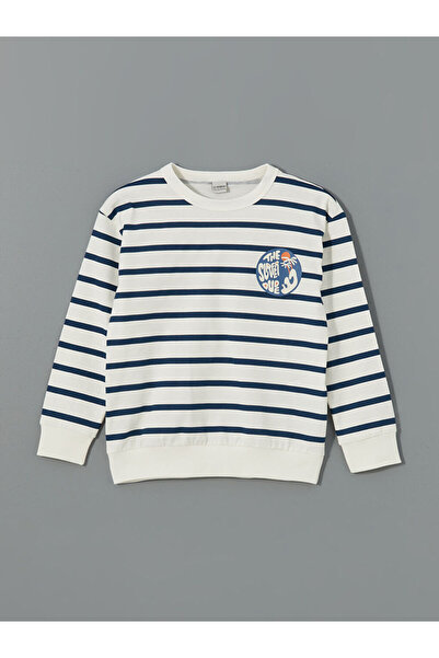 LC Waikiki Lcw Kids Crew Neck Striped Boy T-Shirt