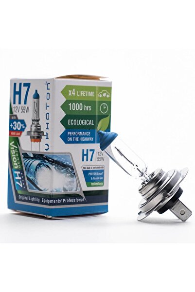 Photon H7 12V 55W Eco +%30 Fazla Işık 1 Adet PH5507 E