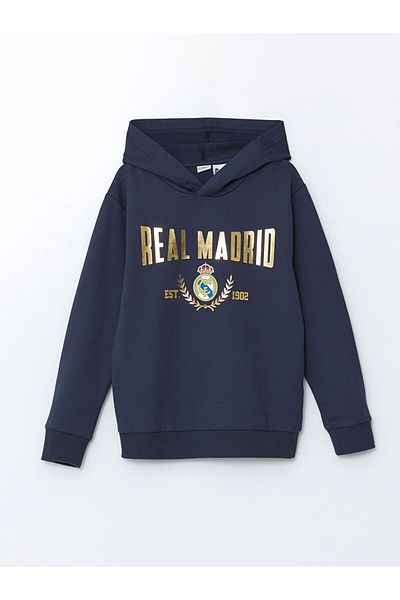 LC Waikiki Lcw Hooded Printed Boys Tracksuit Set