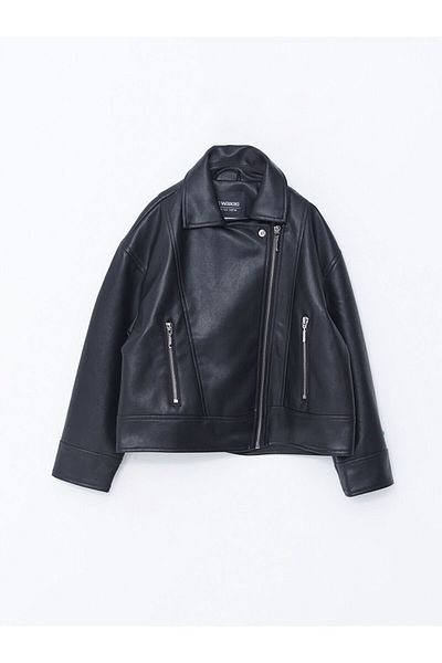 LC Waikiki Leather Look Girl's Jacket