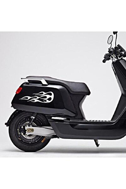 HEDİYENE BAK 2 ملصق لهب - سيارة، دراجة نارية، خوذة، كمبيوتر محمول، زجاج 35,5x...