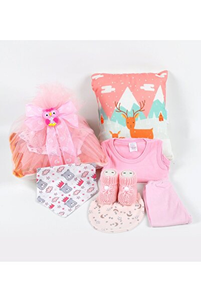 Bk Gift HOŞ GELDİN YENİ DOĞAN BEBEK YASTIK DOLUSU HEDİYE