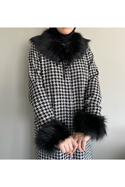 karantuhafiye Хутряний комір / Комір з хутром Комплект з рукавами