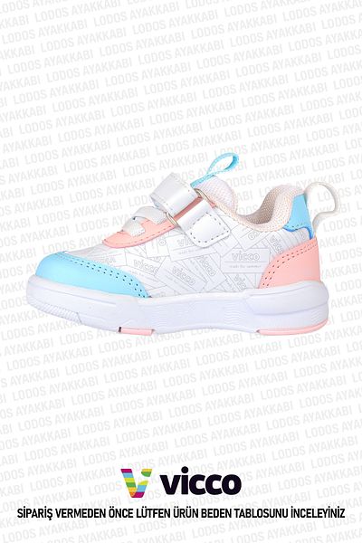 Vicco Ling Model Baby Girl and Child Light White/Powder Sneaker