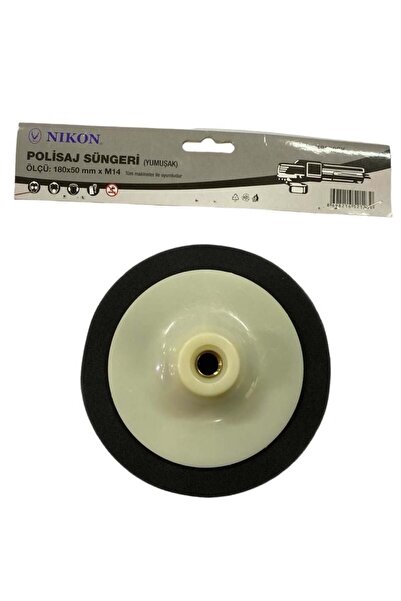 Mestore إسفنجة تلميع نيكون 18050SY مقاس 180 مم سوداء ناعمة - 8698216521239