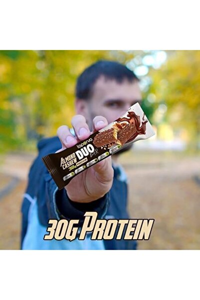 Laperva Almond Cashew Duo Bar, Box Of 18 Bars,30g Of Protein For Two Pieces, Suitable For Keto Dieters.