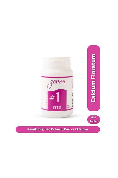 Avogadro Homeopati Schüssler Zerre Tissue Salt -#1400 Tablets