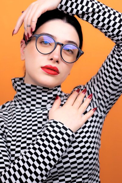 Focus On Hardy Matte Black |   Photochromic Blue Light Glasses |   Single Glass Automatic Darkening