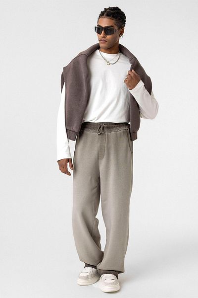 VAMOSCLO Φούτερ Oversize Mink Colored - Πλένεται και Μεταβατικό
