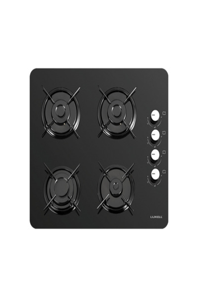 Luxell Lx-40 Tshdf Siyah Setüstü Oval Cam Ocak