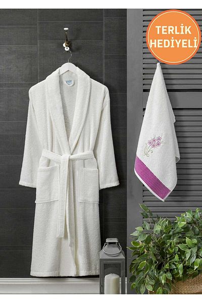 Rebeka Halat de baie cu prosoape - Set de 2