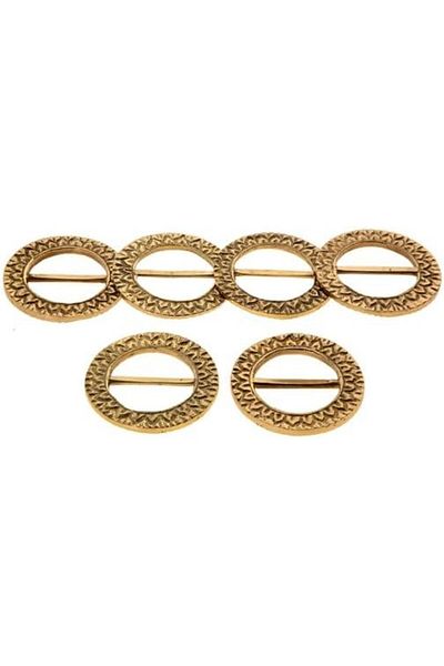 STOREMAX Mu-Artshop Rina 6 Pcs Napkin Ring Tnca 871301