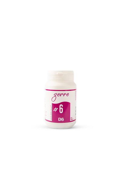 Avogadro Homeopati Schüssler Zerre Tissue Salt -#6 400 Tablets