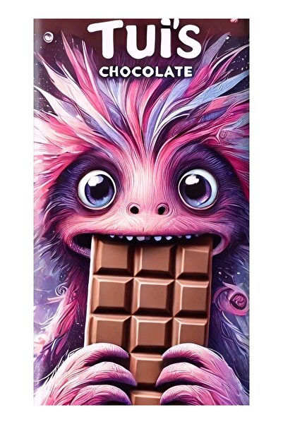 Belçika çikolata Orman Meyveli Antep Fıstıklı Ruby Tablet Tui’s Chocolate