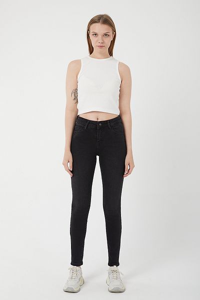 POODLE Pantaloni de damă din denim