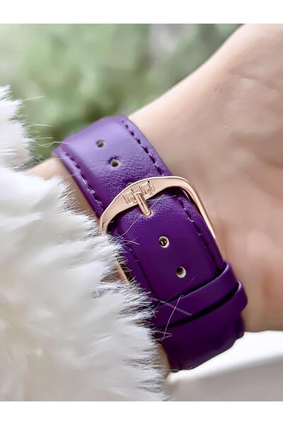 Q&Q Vintage Women's Leather Cord Wristwatch