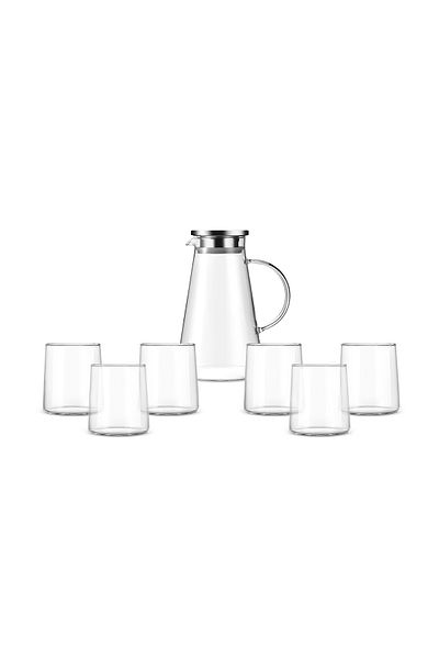 Karaca Serene Clear 7 Piece Glass Set