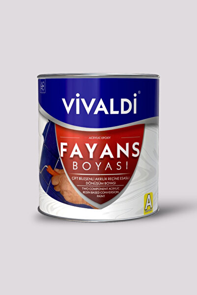 Vivaldi Boya Fayans Boyası - Astar Ve Vernik Gerektirmeyen Boya - (5L-20L) Te...
