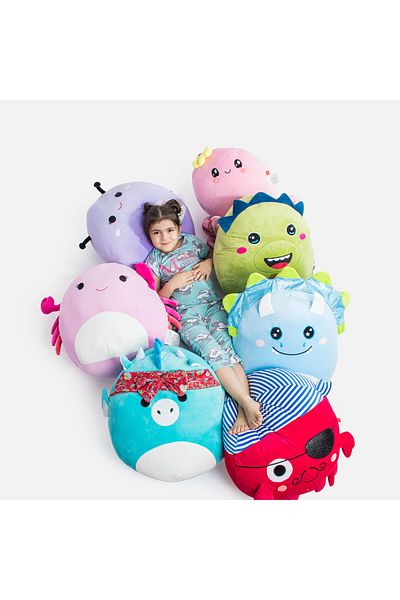 Orange Bed & Bath Squishie Plush | Soft Doll - Squishie Plush - dog