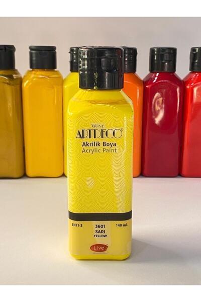 Artdeco Akrilik Boya 140ML. Sarı