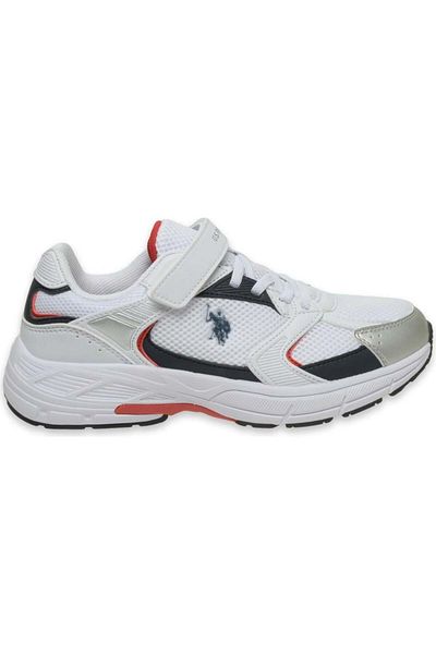 U.S. Polo Assn. Adidași albi pentru copii