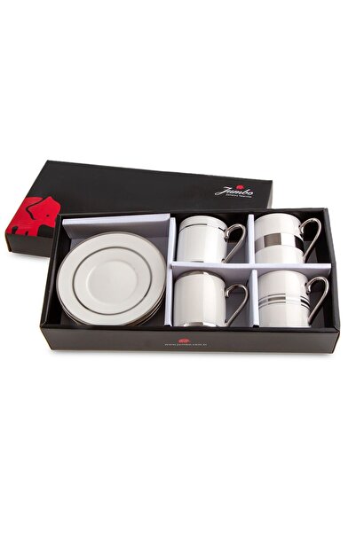 Jumbo Luces Platinum 4-Person Coffee Cup Set