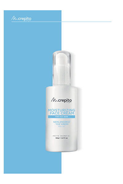 Mcrepito Prebiyotikli Bitkisel Nemlendirici Yüz Kremi Yağlı Cilt 40 gr