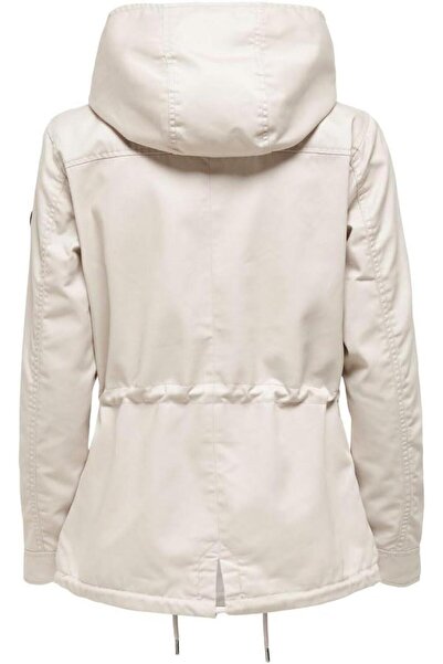 ONLY Women's Beige Onllorca Canvas Spring Coat15216452