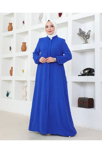 Neva Style Casual Front Ferace with Placket