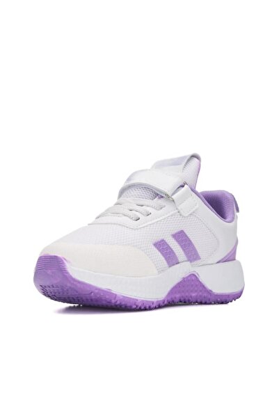 homiro Bílé a šeříkové botičky Filet - s krajkou a páskem