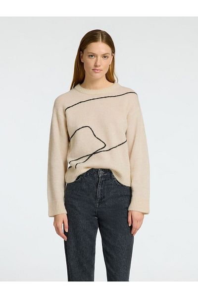 Selected Femme Strickpullover Abstrakter