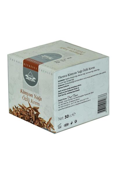 Themra Cumin Thyme Calendula - 50cc Orange Oil Extract Cream