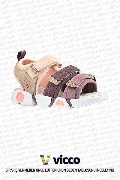 Vicco Gorbi Model Baby Girl and Child Powder Sandals