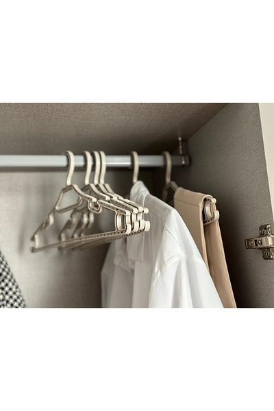 pure age طقم ملابس وبنطلون سميك بنمط قابل للتمدد - 12 قطعة باللون البني