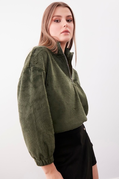 Vitrin Plyšový límeček se stojáčkem na zip