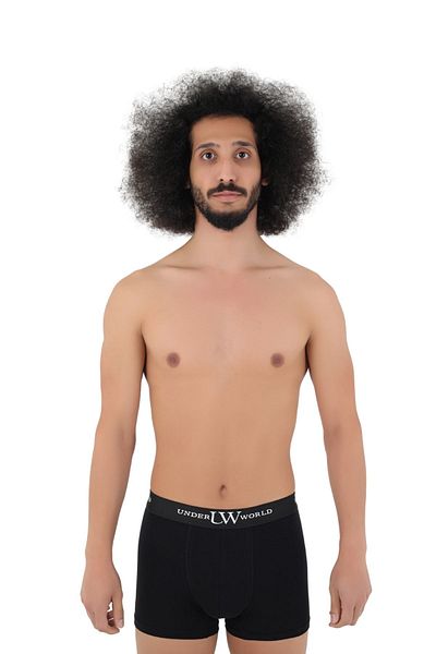 UNDERWORLD Ανδρικά άνετα, μη αναδιπλούμενα Premium Boxer Lycra Boxer 6 συσκευασιών