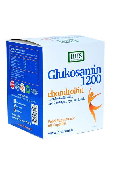 Hhs Glucosamine, Chondroitin, Msm and Collagen 1200Mg 60 Capsules