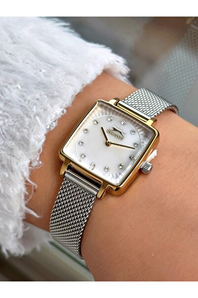 Slazenger Special Design 3 Atm Waterproof Steel Cord Women Wrist Watch 2255