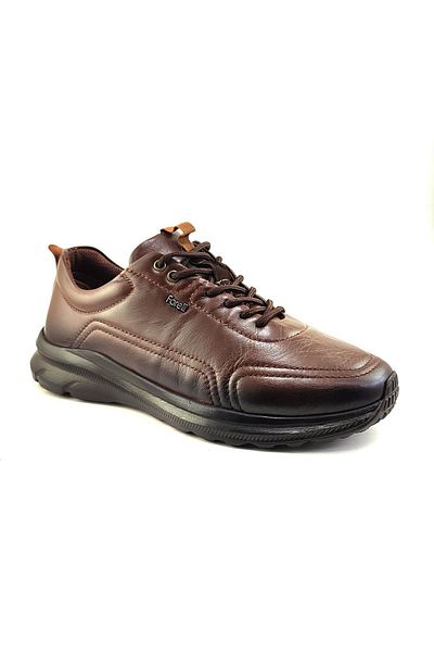 Forelli 46502 Pantofi negri din piele naturală pentru bărbați-brun