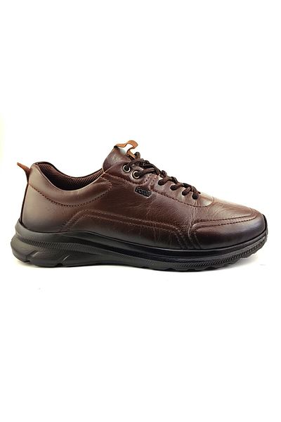 Forelli 46502 Pantofi negri din piele naturală pentru bărbați-brun
