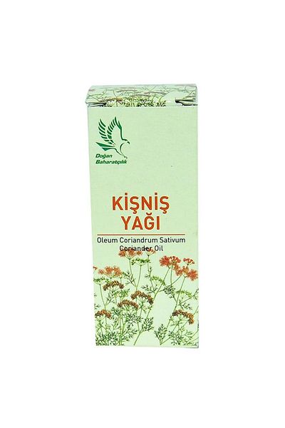 Doğan Seasoning Coriander Oil 20 ml Natural Pure Glass Bottle Without Additives