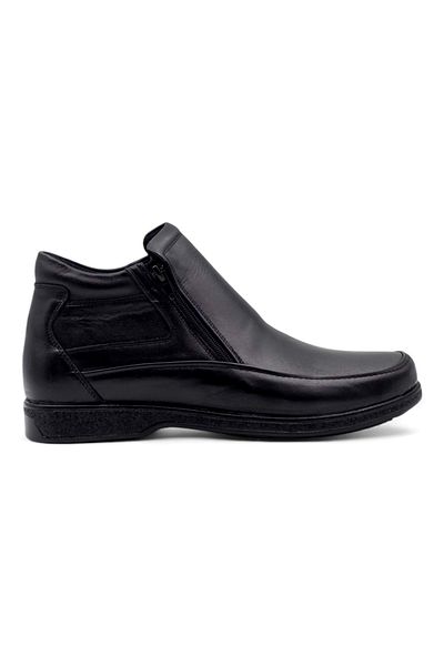 ZAC SHOES ZAÇ ZIPPER ΑΝΔΡΙΚΕΣ ΜΠΟΤΑΚΕΣ ΜΑΥΡΟ